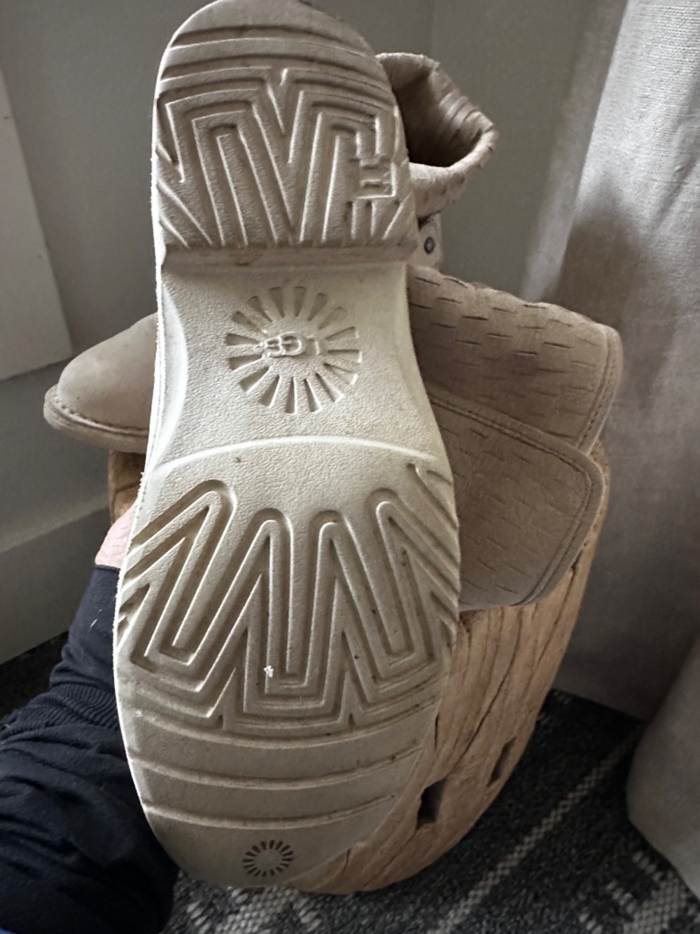 Off White Ugg Boots - Picture 6 of 6